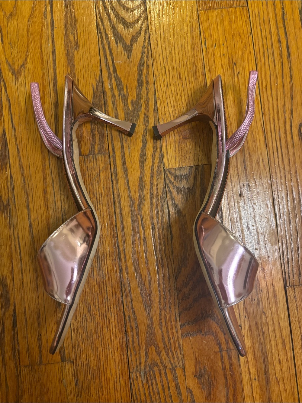 Guiseppe Zanotti Metallic Pink Heels Size 41 - Picture 2 of 6